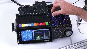 Aaton Digital - CantarX3 (5/7)- Demo Menu "Test" - How to set-up inputs parameters?