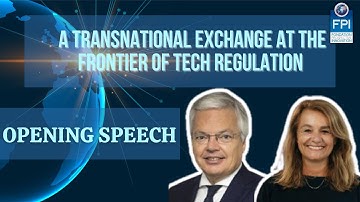 Opening by Didier Reynders and Lucilla Sioli - Regulation AI Internet Data Conference - Video 1/9