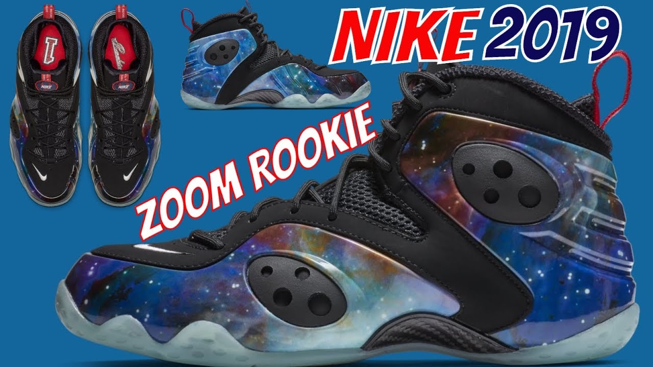 NIKE ZOOM ROOKIE 'GALAXY' 2019 SNEAKER REVIEW + ON FEET + GLOW TEST