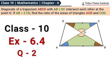 Class 10 Maths, Exercise 6.4 - Q 2 🌟 Triangles 🌟 NCERT, CBSE 🎯