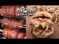 We made pulled pork in a rotisserie grill and it was ridiculous