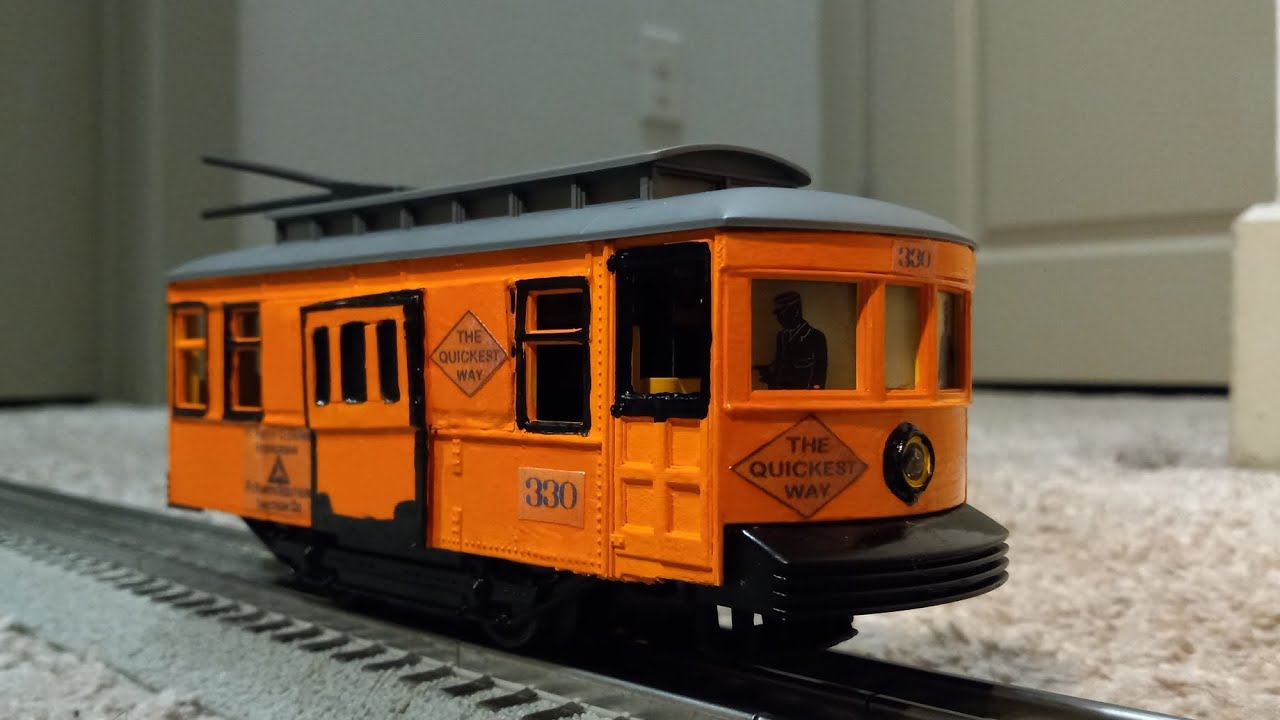 Burleson interurban museum trolley line demo with Mini 330 car YouTube