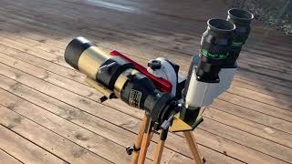Coronado SolarMax 60 II on Sky-Watcher SolarQuest solar tracking mount