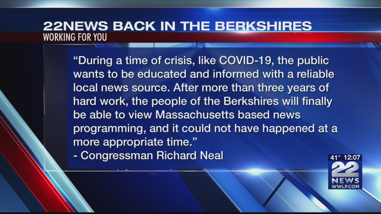 Charter subscribers regain access to 22News - the area's #1 local news