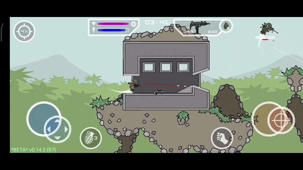 Mini militia Bangladesh pro player Vs Japan player 