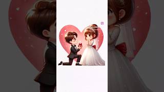Cute Wedding Couple Clipart #shorts