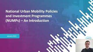 SOLUTIONSplus E-course 1: National urban mobility policies & investment programmes