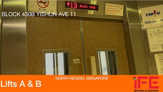 HDB Block 430B Yishun || IFE Elevator