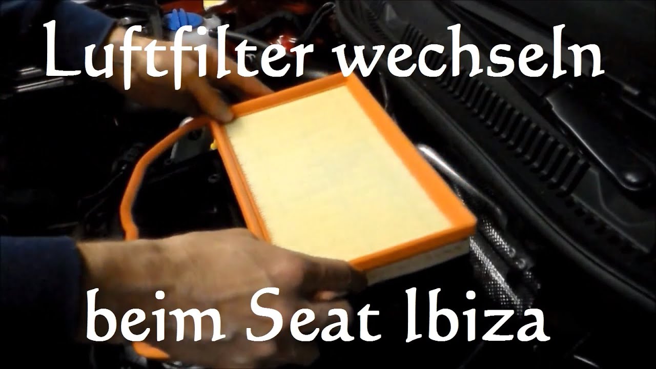 Seat Leon 5f 2.0 Tdi Luftfilter Wechseln Seat Ibiza Luftfilter wechseln ausbauen - Seat Leon Luftfilter tauschen
