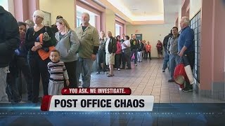 Frustration mounts as post office lines stretch over two hours