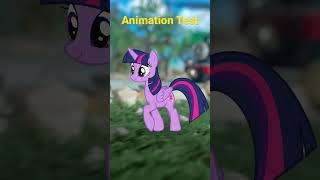 Twilight Trotting Animation Test #shorts  #animation #mlp #tbaf #short