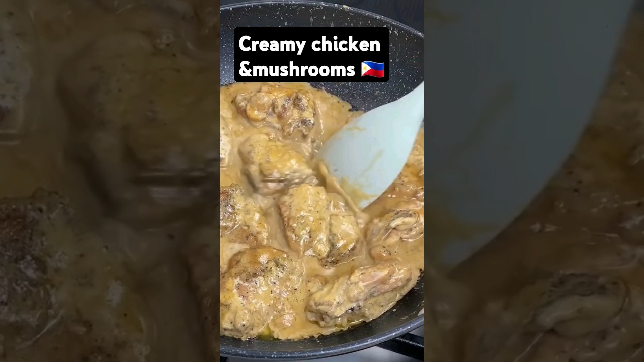 Creamy chicken mushrooms ♥️ 