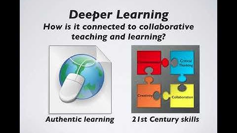 Deeper Learning and Collaborative Teaching and Learning