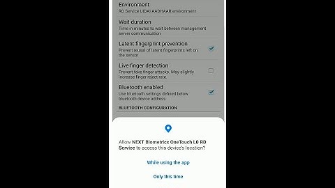 Background location permission declaration