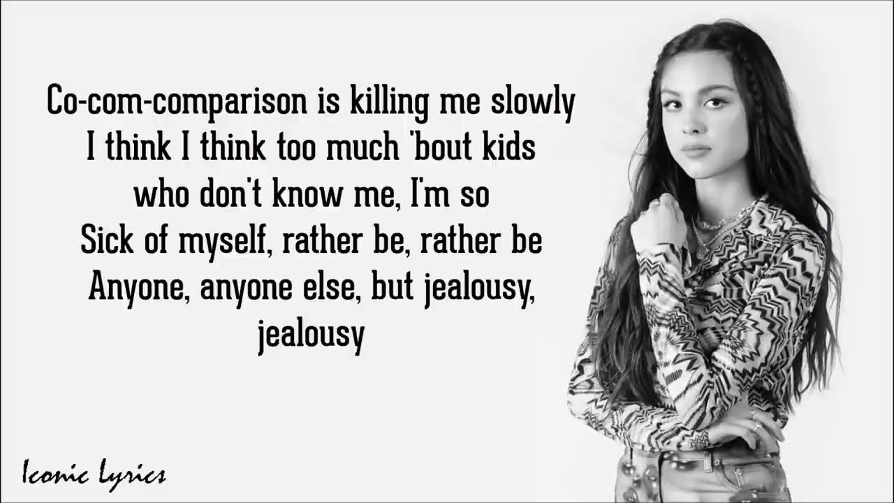 Jealousy, Jealousy Olivia Rodrigo Lyrics YouTube