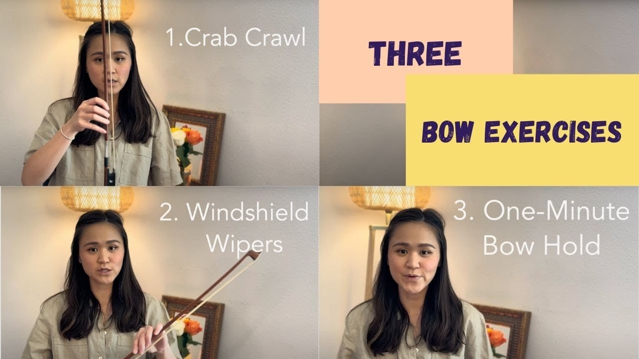 9. Bow Exercises (Crab Crawl, Windshield Wipers, 1-Min Bow Hold) | Cello Basics for Beginners