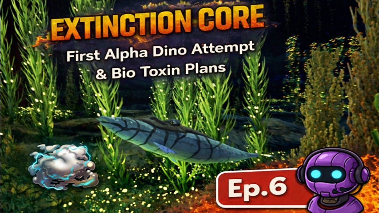 Extinction Core Ep  6 – First Alpha Dino Attempt & Bio Toxin Plans | ARK Astraeos