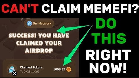 MEMEFI Claiming & Transfer Issues ALL SOLVED | MEMEFI LATEST UPDATE | HOW TO CLAIM MEMEFI TO OKX