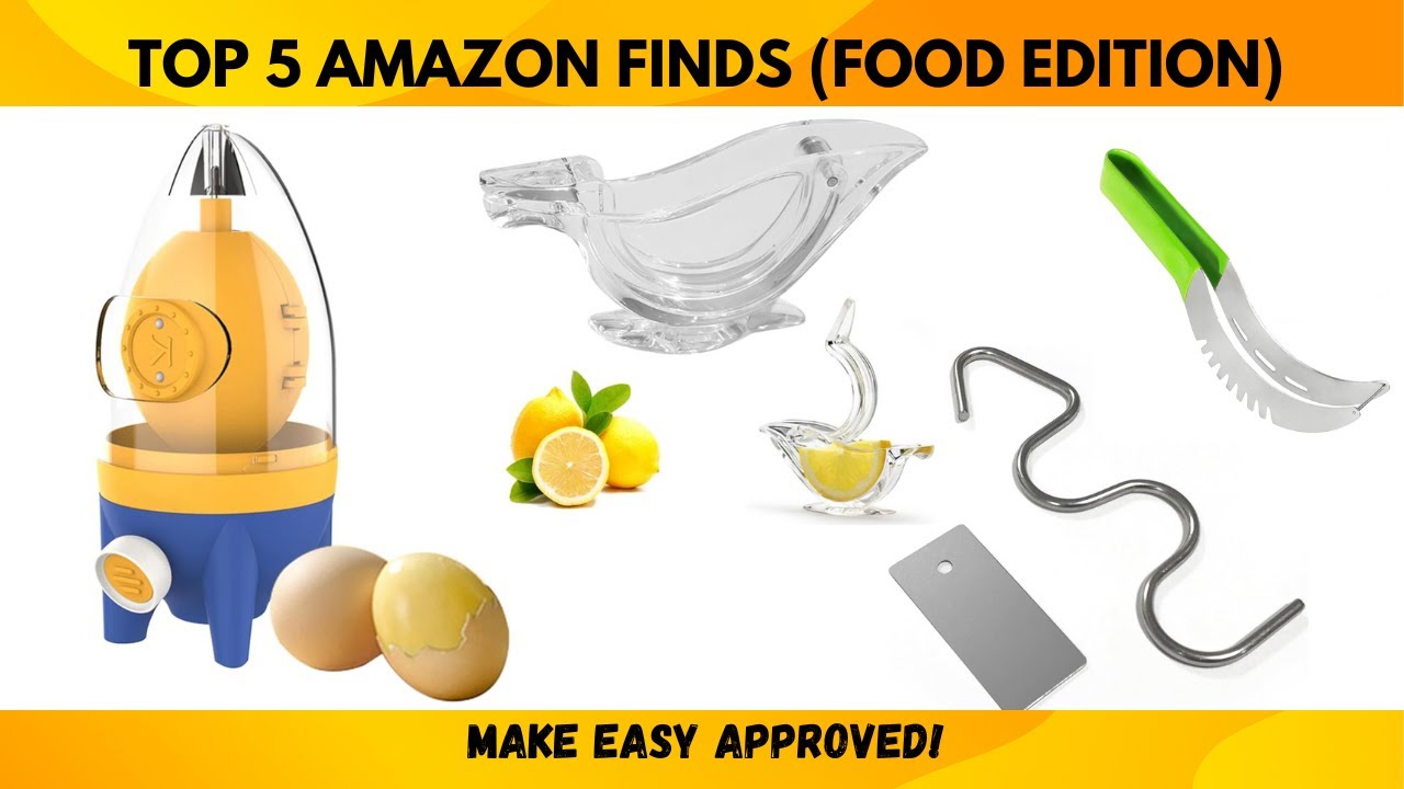 Top 5 Amazon Finds You Never Knew You Needed (Food Edition) | MAKE EASY
