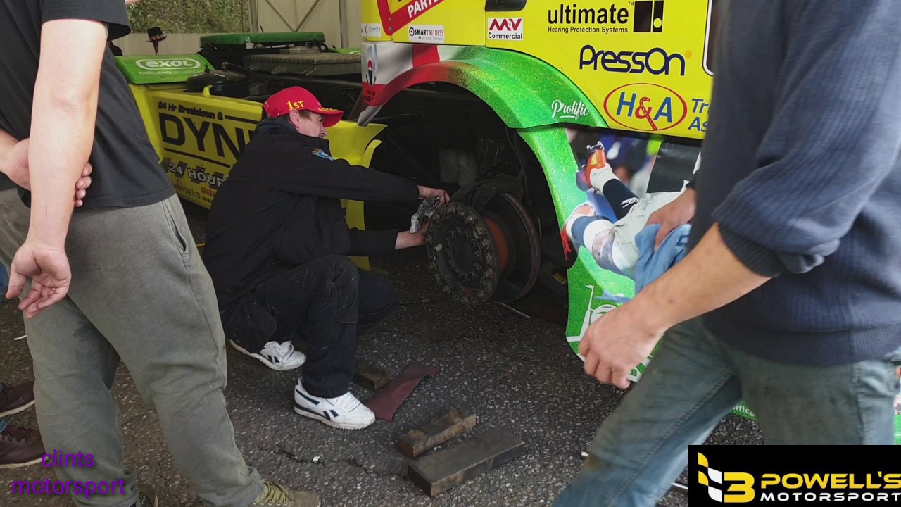 In the pits with Steve Powell's motorsport for truck racing 2019 ...