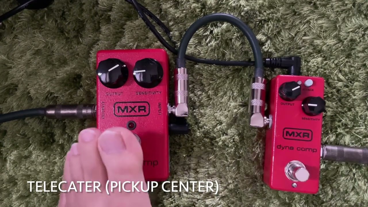 MXR Dyna Comp mini Compare with M102 vs M291 Compressor SOUND DEMO