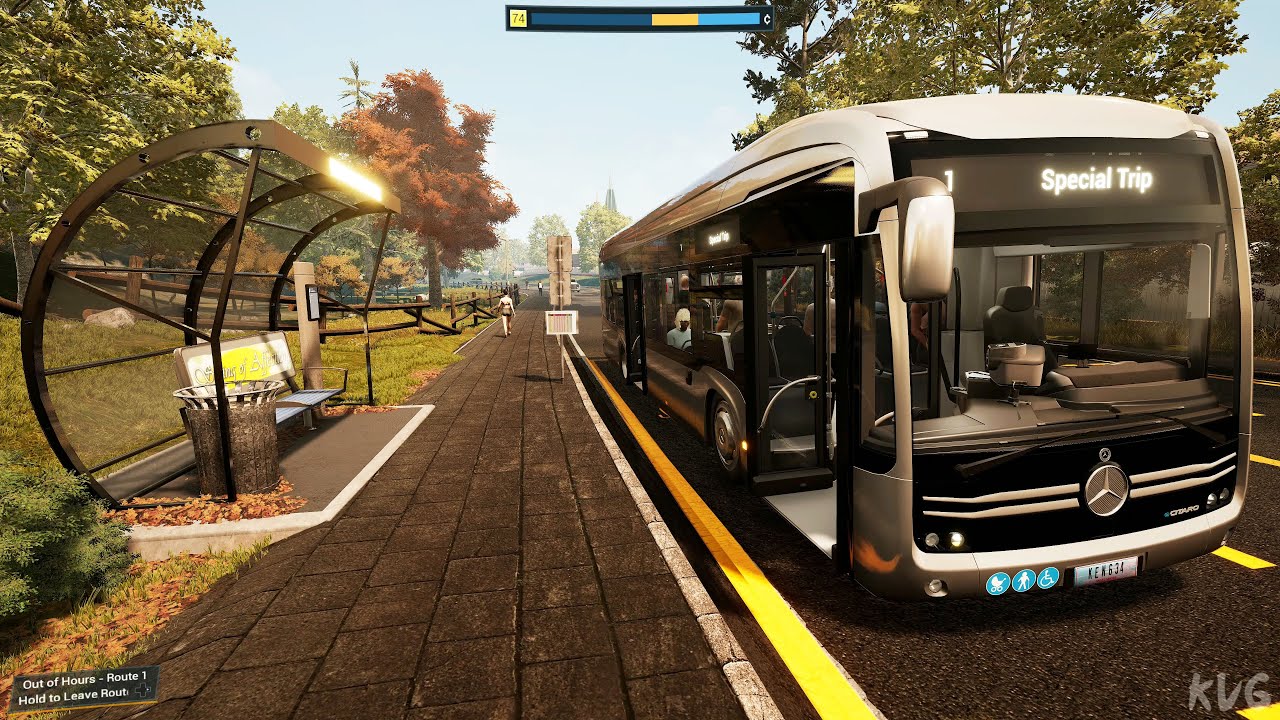 Ônibus elétrico Mercedes-Benz e-Citaro está no jogo Bus Simulator