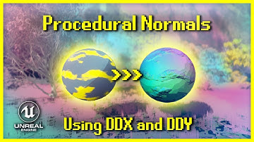 Procedural Normals using DDX/DDY (& MORE!) [UE5]