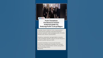 Presiden Rusia Putin Tawarkan Perpanjangan Perjanjian Senjata Nuklir pada AS: Satu Tahun