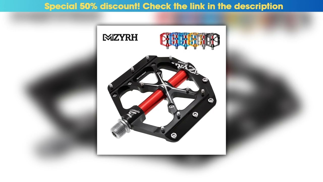 Best Bicycle Pedals 3 Bearings MTB Anti-slip Ultralight Aluminum Mountain Road Bike Platform Pedals