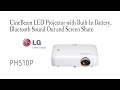 LG CineBeam Projector PH510P