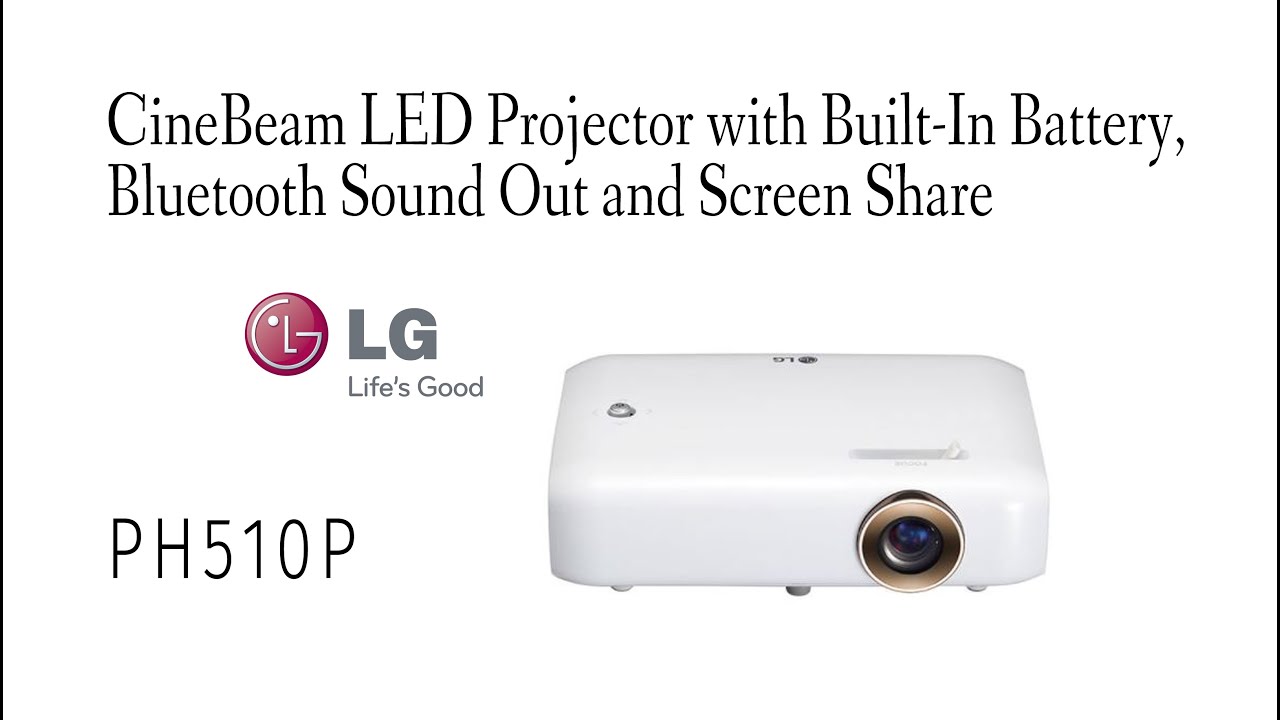 LG CineBeam | Introducing LG's New battery built-in bluetooth