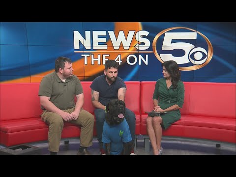 Bear, 'the dog with a box on his head,' becomes Mobile Animal Services Ambassador