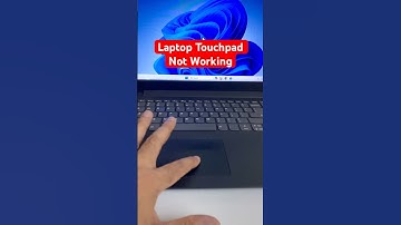 Fix Touchpad Not Working on Laptop #laptop #computer  #windows