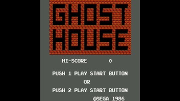 Title screen : Ghost House : SMS #Shorts