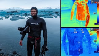 Wetsuits for Spearfishing  Thermal imaging shows why I use a smooth skin