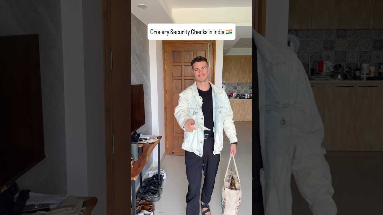 Grocery Store Security Checks in India 🇮🇳 