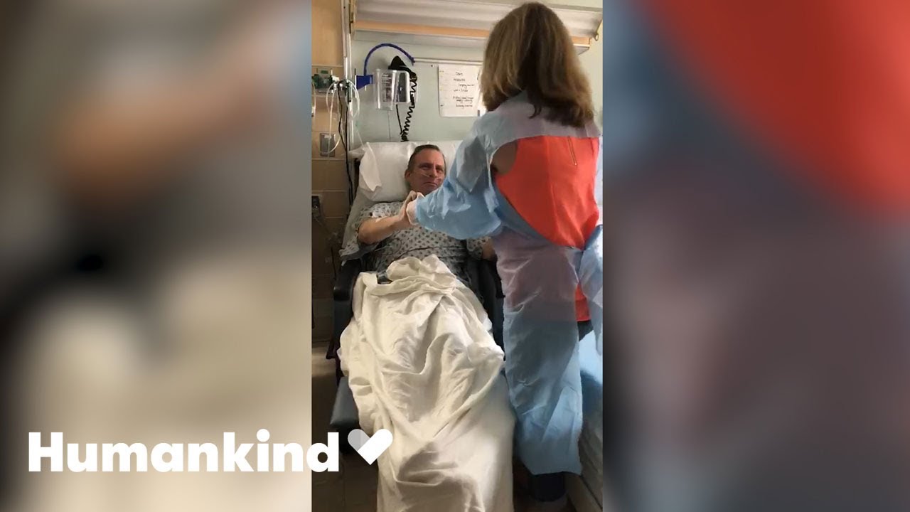 Dad beats virus and has joyful reunion with family | Humankind
