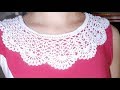 Воротник Крючком на Платье - 2020 / Collar Crochet on Dress / Häkelkragen auf Kleid