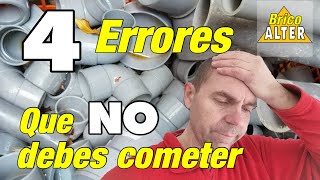 COMO PEGAR PVC, 4 ERRORES A EVITAR #002 COMO PEGAR TUBERIAS DE PVC, UNIR PVC