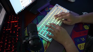 Sound test Glorious GMMK Pro - Glorious Panda lubed, plate polycarbonate