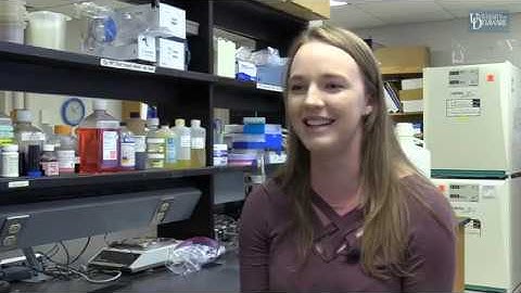 Major in food science at the University of Delaware