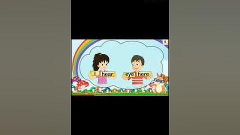 Class IV English language Chapter-27 Understanding Words Better (Homophones)