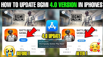 How to Update Bgmi 4.0 Version In IPhones | Bgmi 4.0 Update Not Show Apple store In IPhones