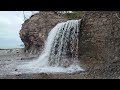 Margaretsville Waterfall &amp; Beach, Annapolis Co., Nova Scotia