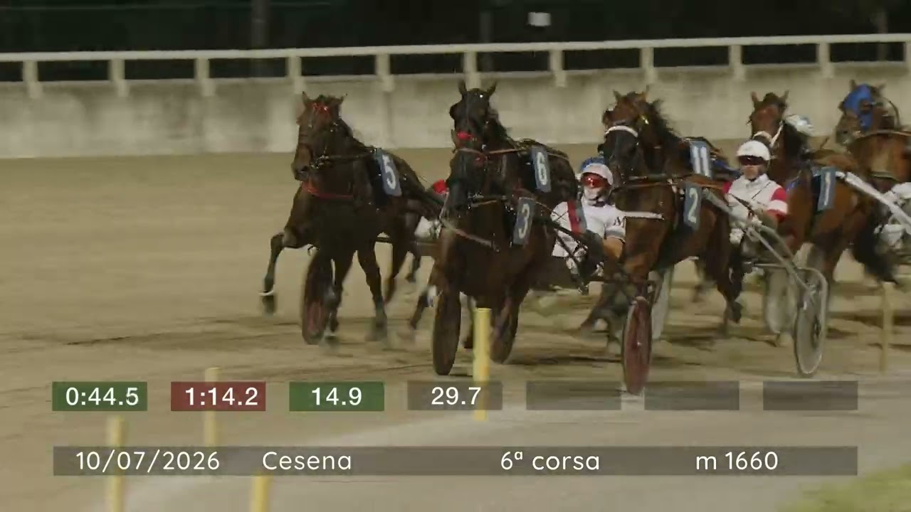 2026 07 10 | Corsa 6 | Metri 1660 | Premio Nero Di Predappio - Trofeo Gentlemen For Life