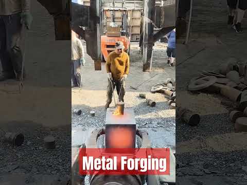 Metal Forging With Biggest Hammer On Industrial Level Forging Shorts