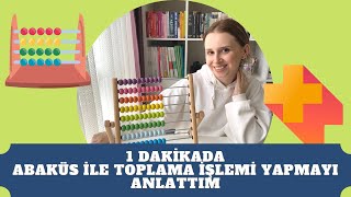 1 Daki̇kada Abaküs İle Toplama İşlemi̇ Resimi
