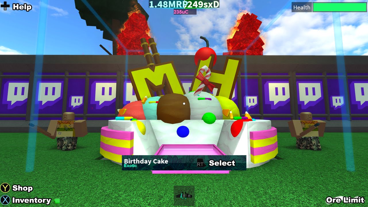 Miners Haven Birthday Cake Furnace Review Youtube - happy birthday miners haven roblox