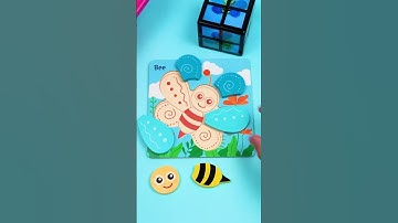 WOW! PUZZLE BEE CAME TO LIFE 🐝🧩 #wowcube #fun