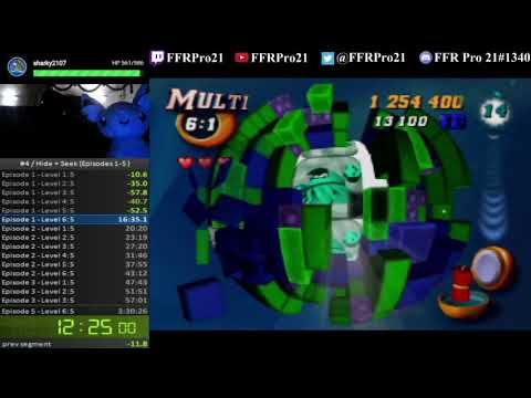 N64 - Tetrisphere - Hide + Seek Speedrun (Episodes 1-3) - 1:16:13